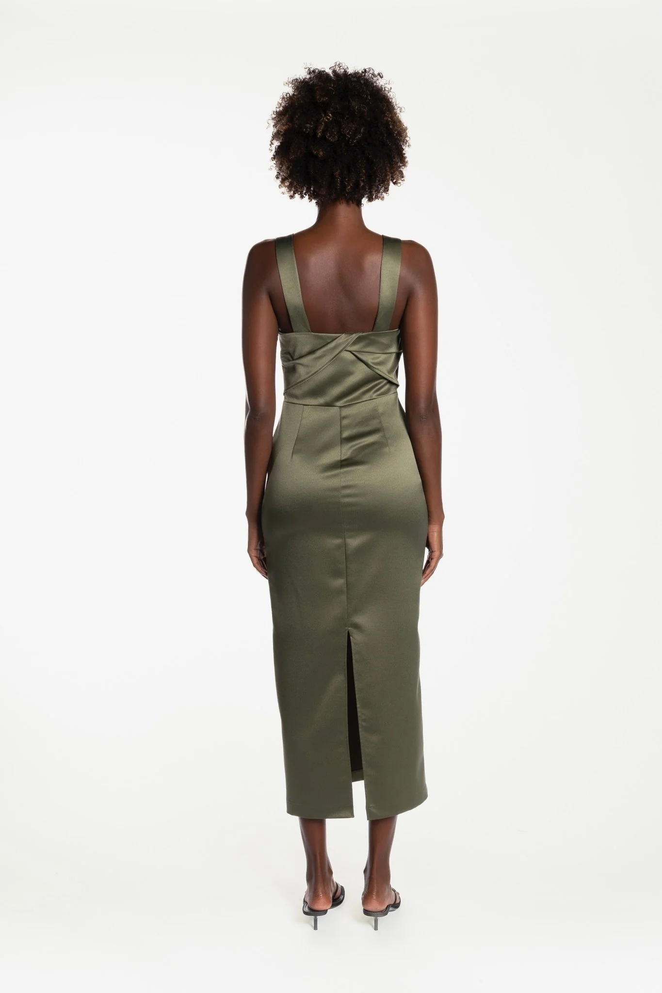 ALABASTRA DRESS - MAPLE SATIN - Image 4