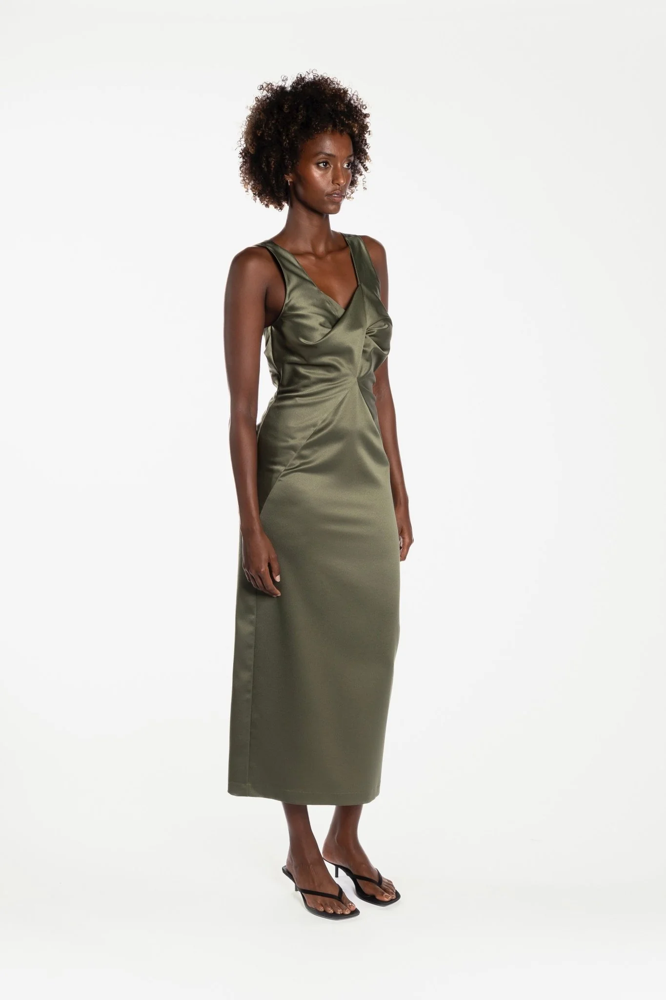 ALABASTRA DRESS - MAPLE SATIN - Image 6