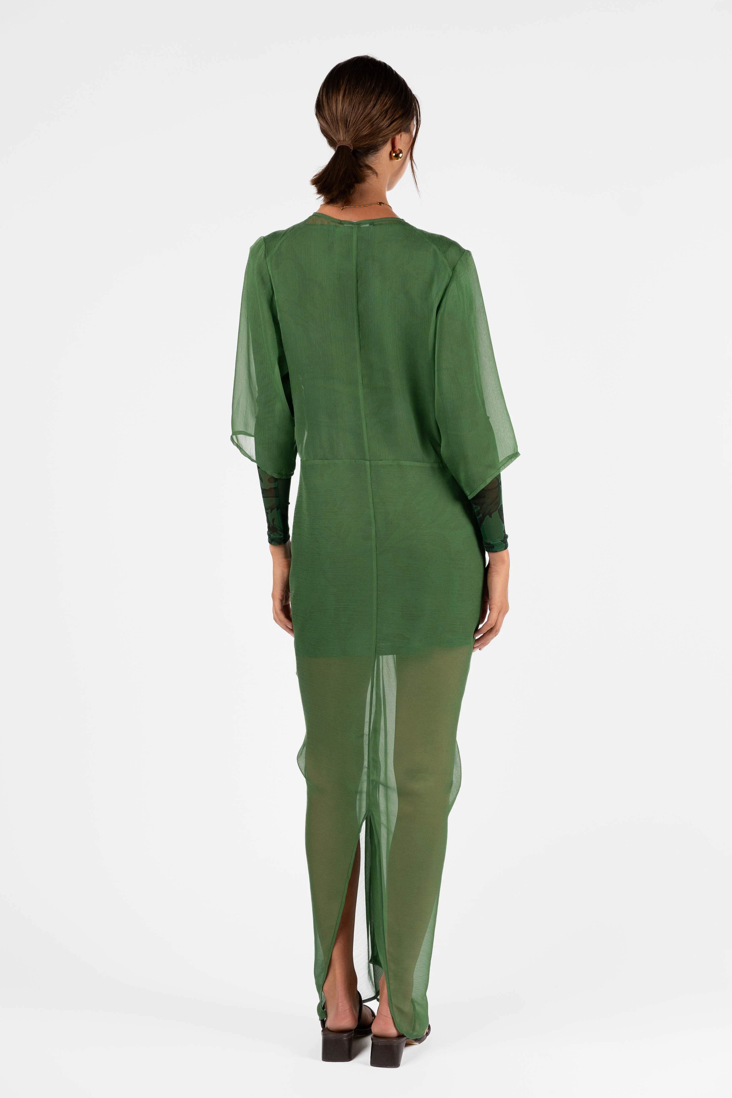 ALEX KIMONO SLEEVE MAXI - MATILDA GEORGETTE - Image 4
