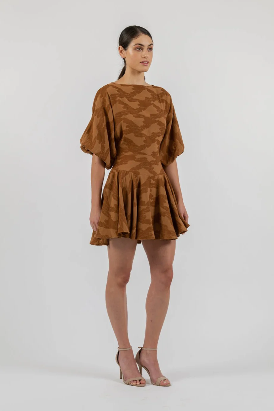 ALICIA MINI IN UMBER JACQUARD - Image 3