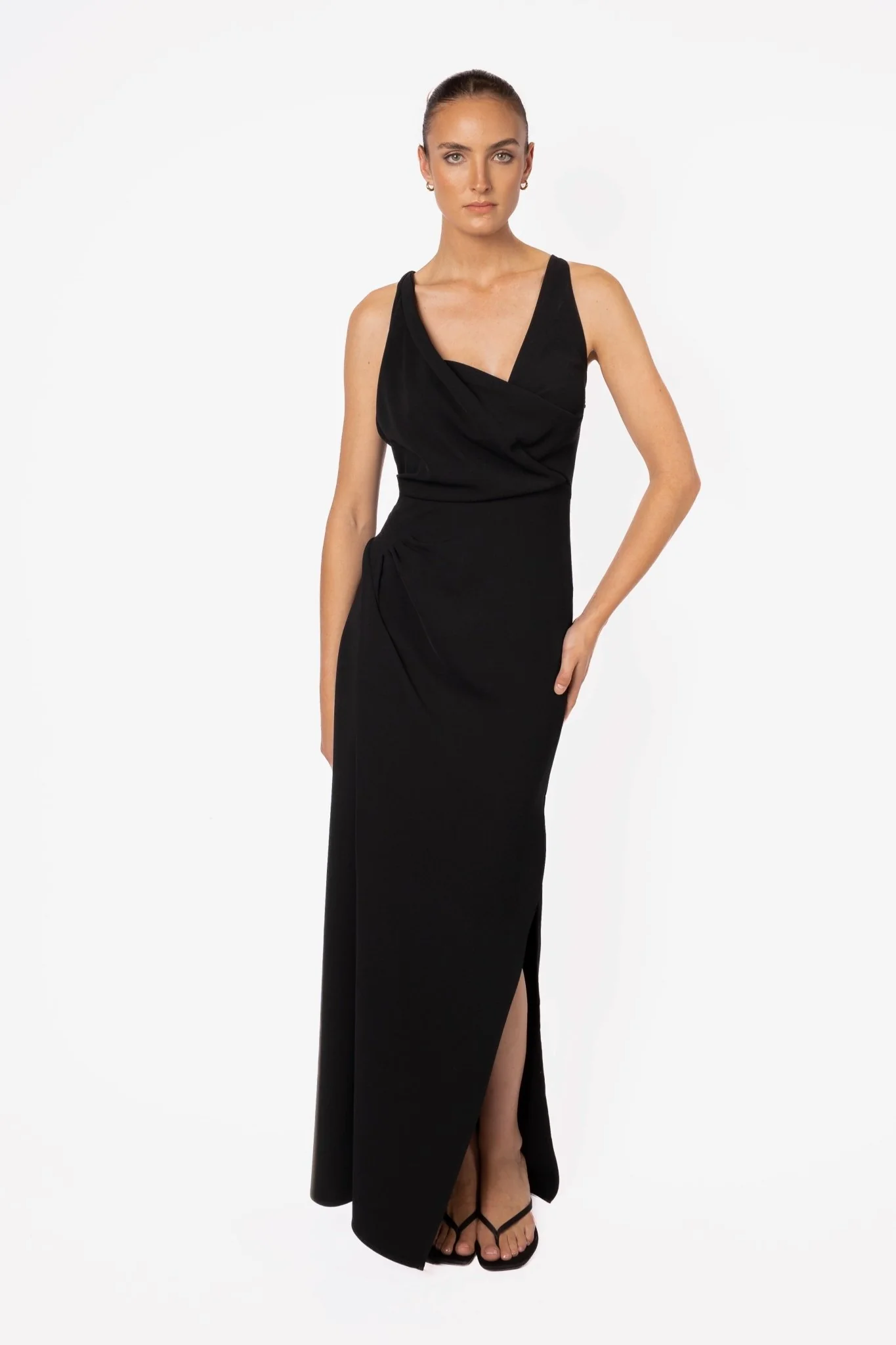 ALINA DRESS IN JET BLACK - Image 5