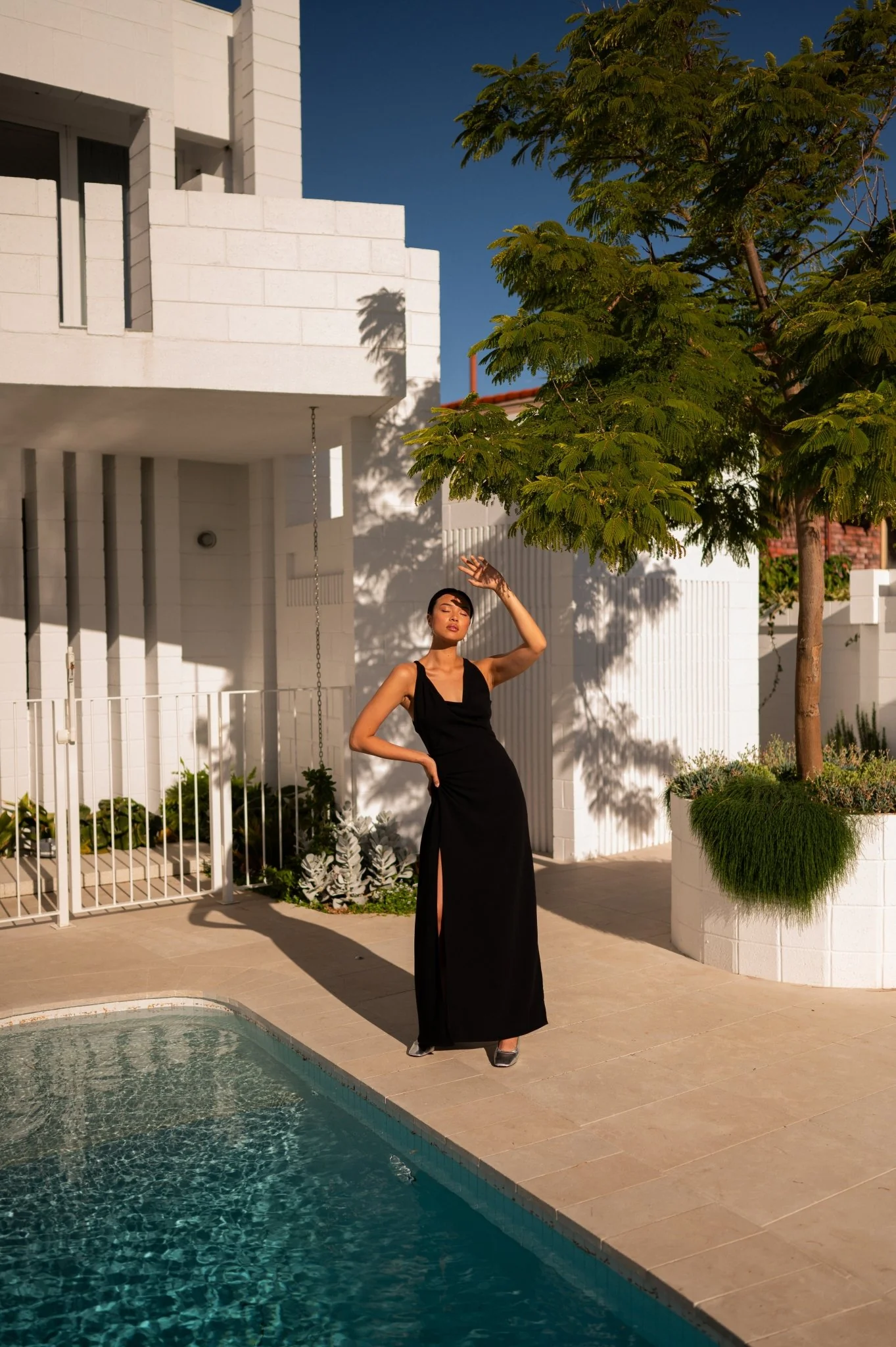 ALINA DRESS - JET BLACK - Image 2