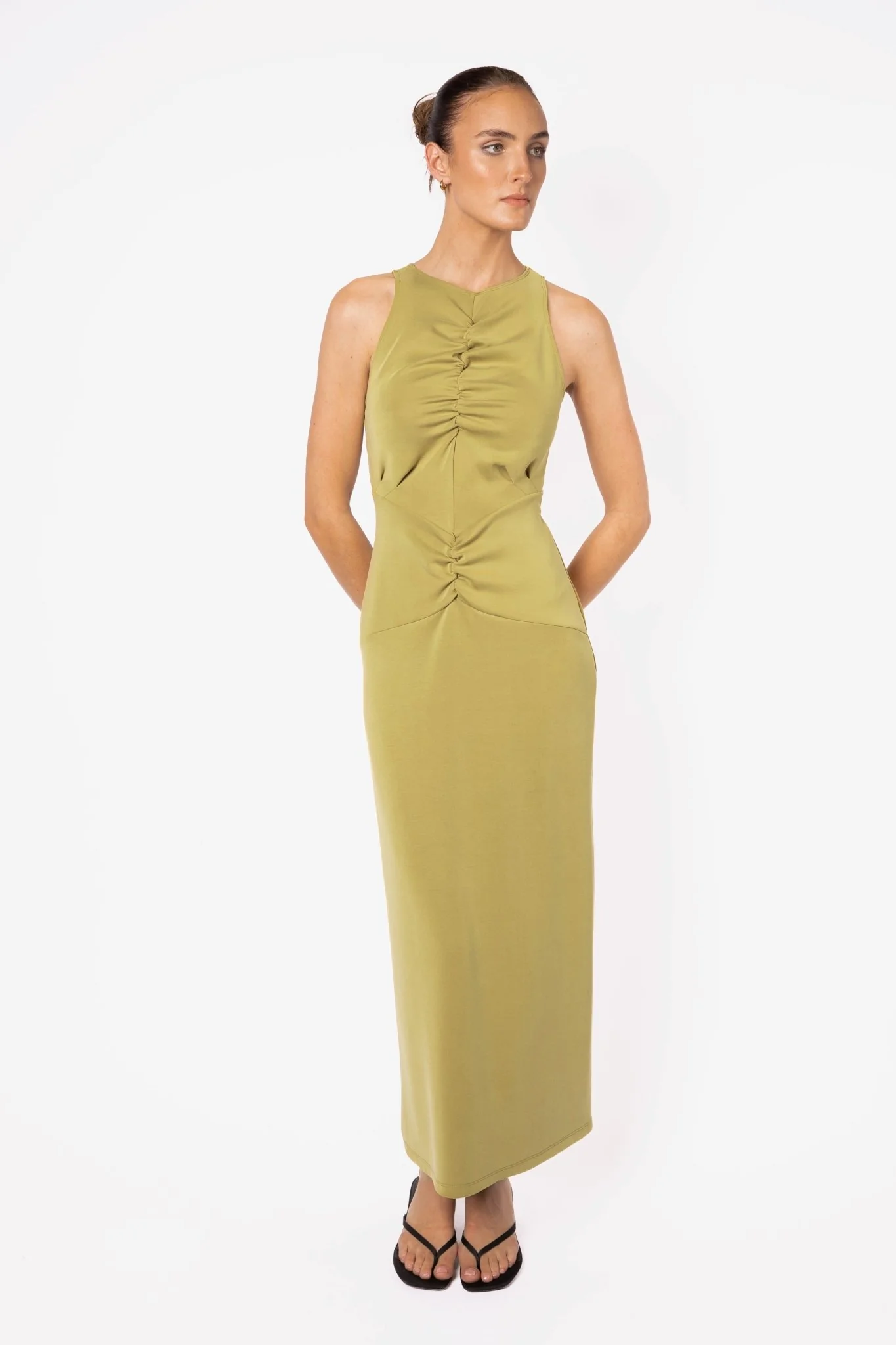 AOKI TANK DRESS - WASABI - Image 10