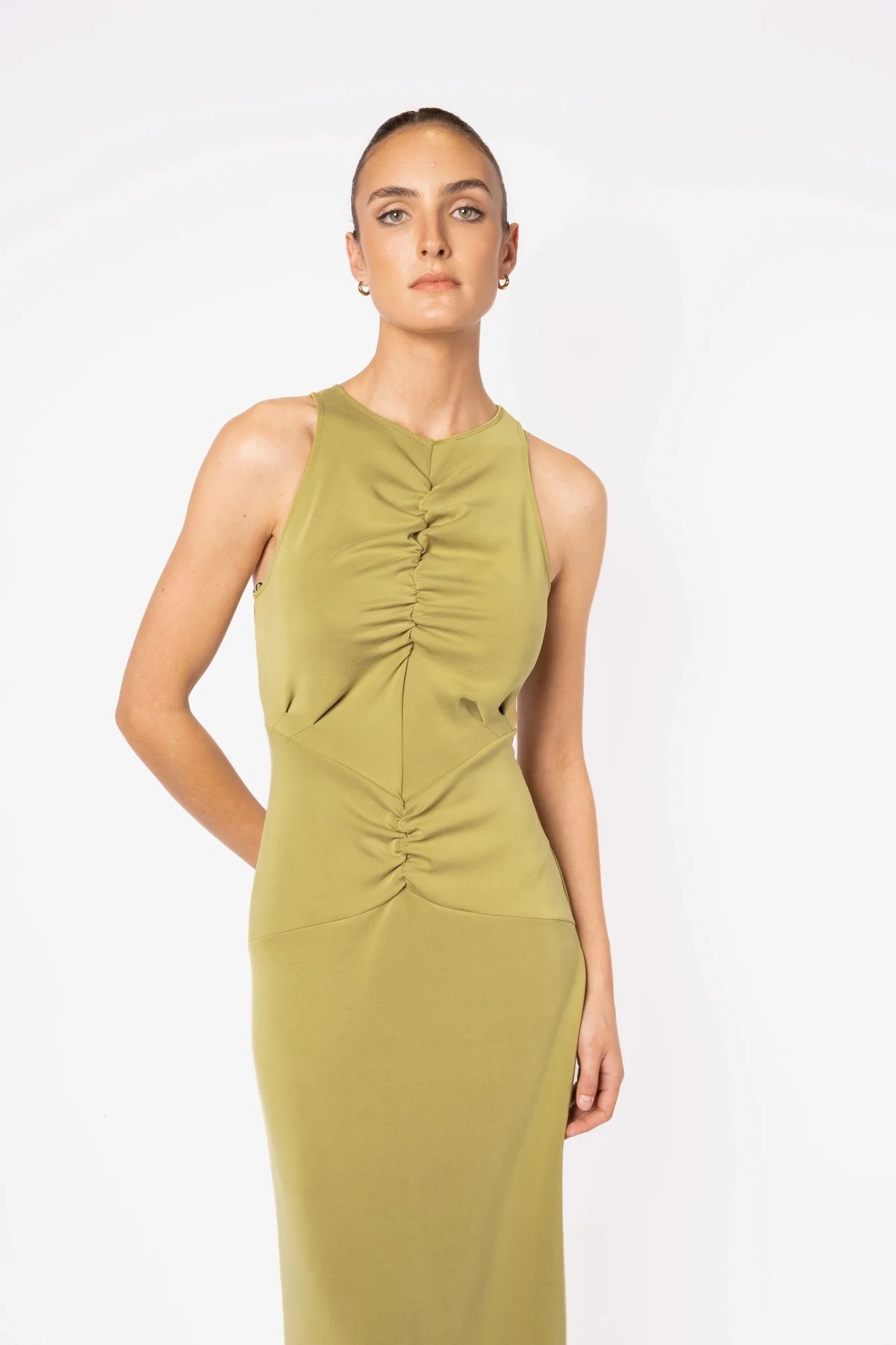 AOKI TANK DRESS - WASABI - Image 13