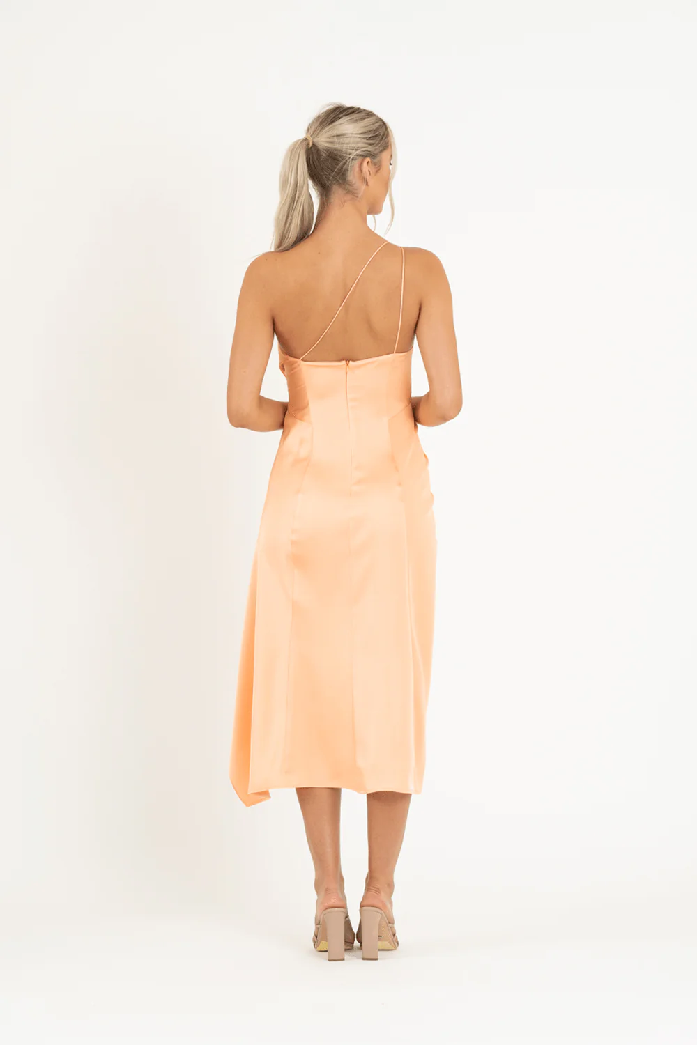 ARIA DRESS IN PERSIMMON - Image 3