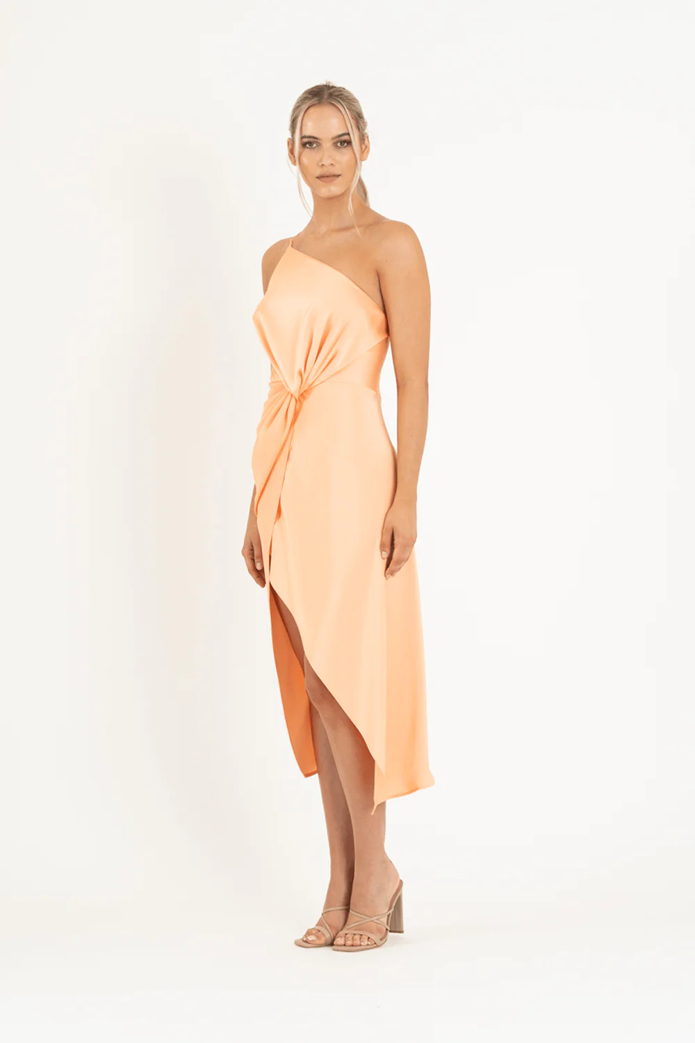 ARIA DRESS IN PERSIMMON - Image 4