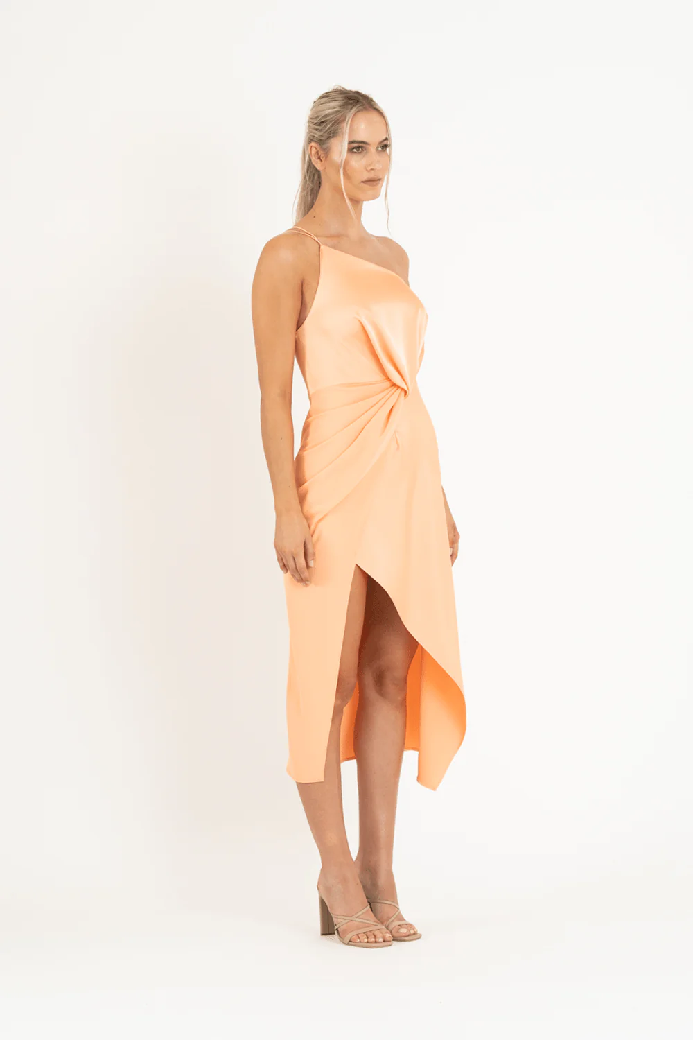 ARIA DRESS IN PERSIMMON - Image 5