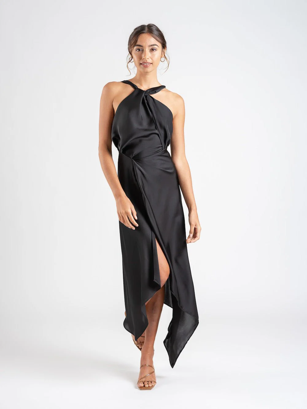 AUDREY DRESS IN BLACK AIR - Image 2