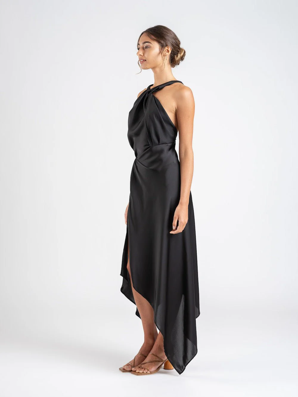 AUDREY DRESS IN BLACK AIR - Image 3