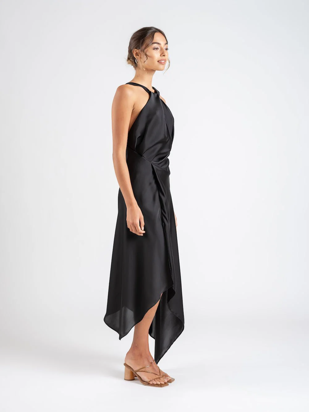 AUDREY DRESS IN BLACK AIR - Image 4
