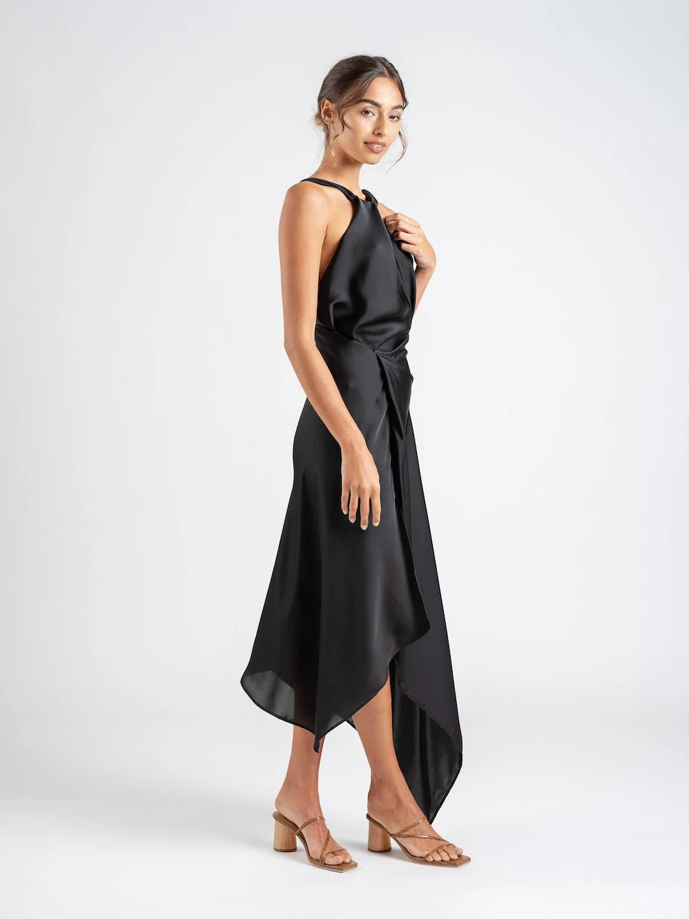 AUDREY DRESS IN BLACK AIR - Image 5
