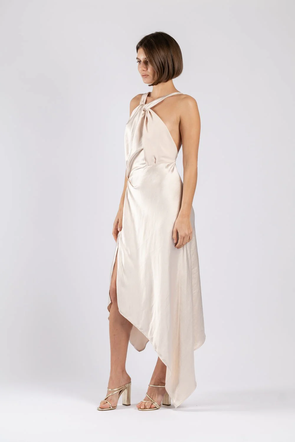 AUDREY DRESS IN MOTHER OF PEARL - Image 2