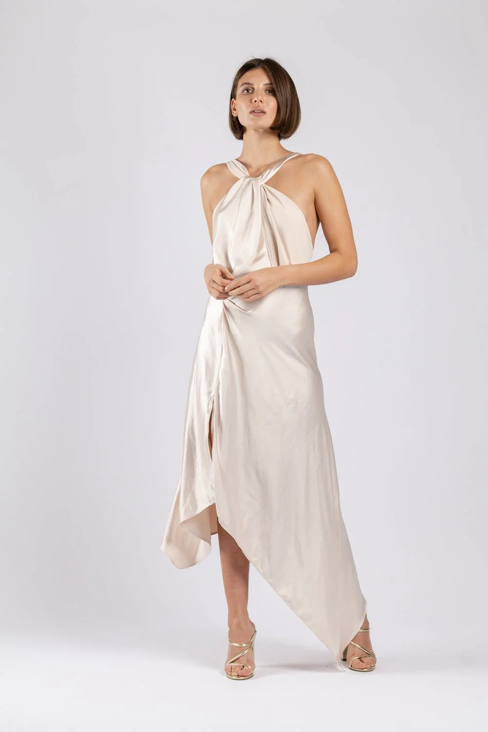 AUDREY DRESS IN MOTHER OF PEARL - Image 6