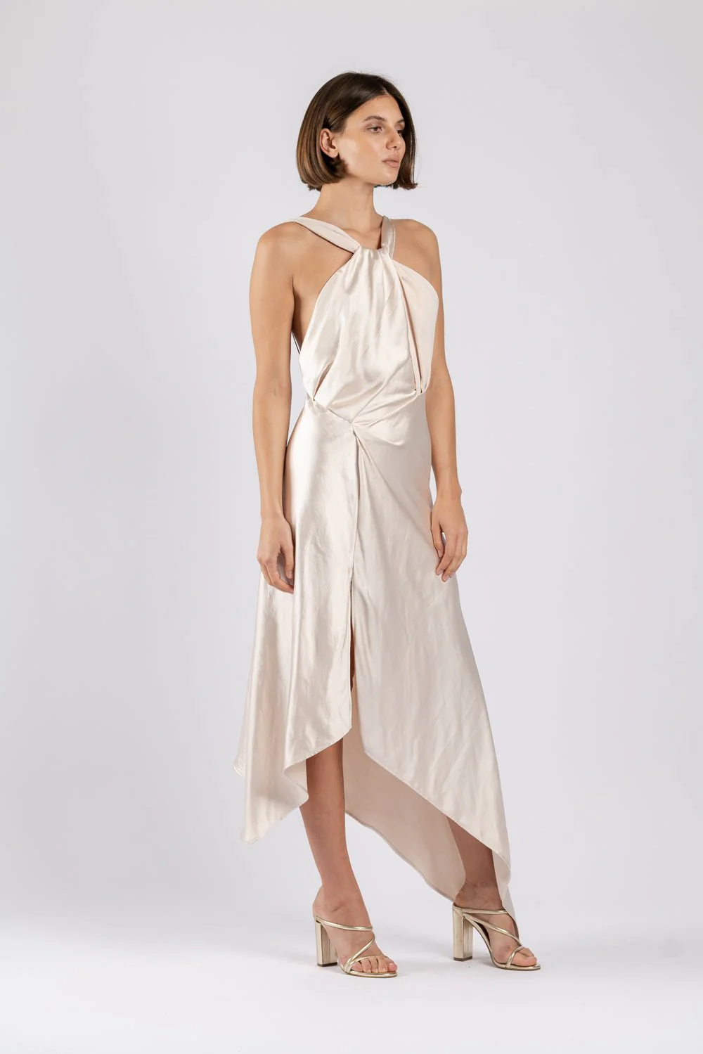 AUDREY DRESS IN MOTHER OF PEARL - Image 3