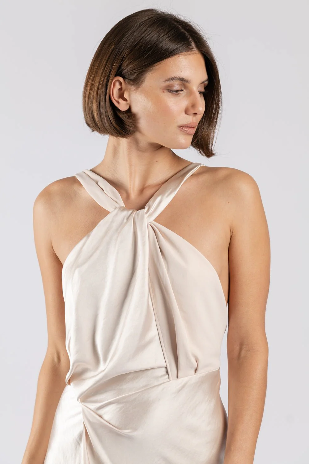 AUDREY DRESS IN MOTHER OF PEARL - Image 8
