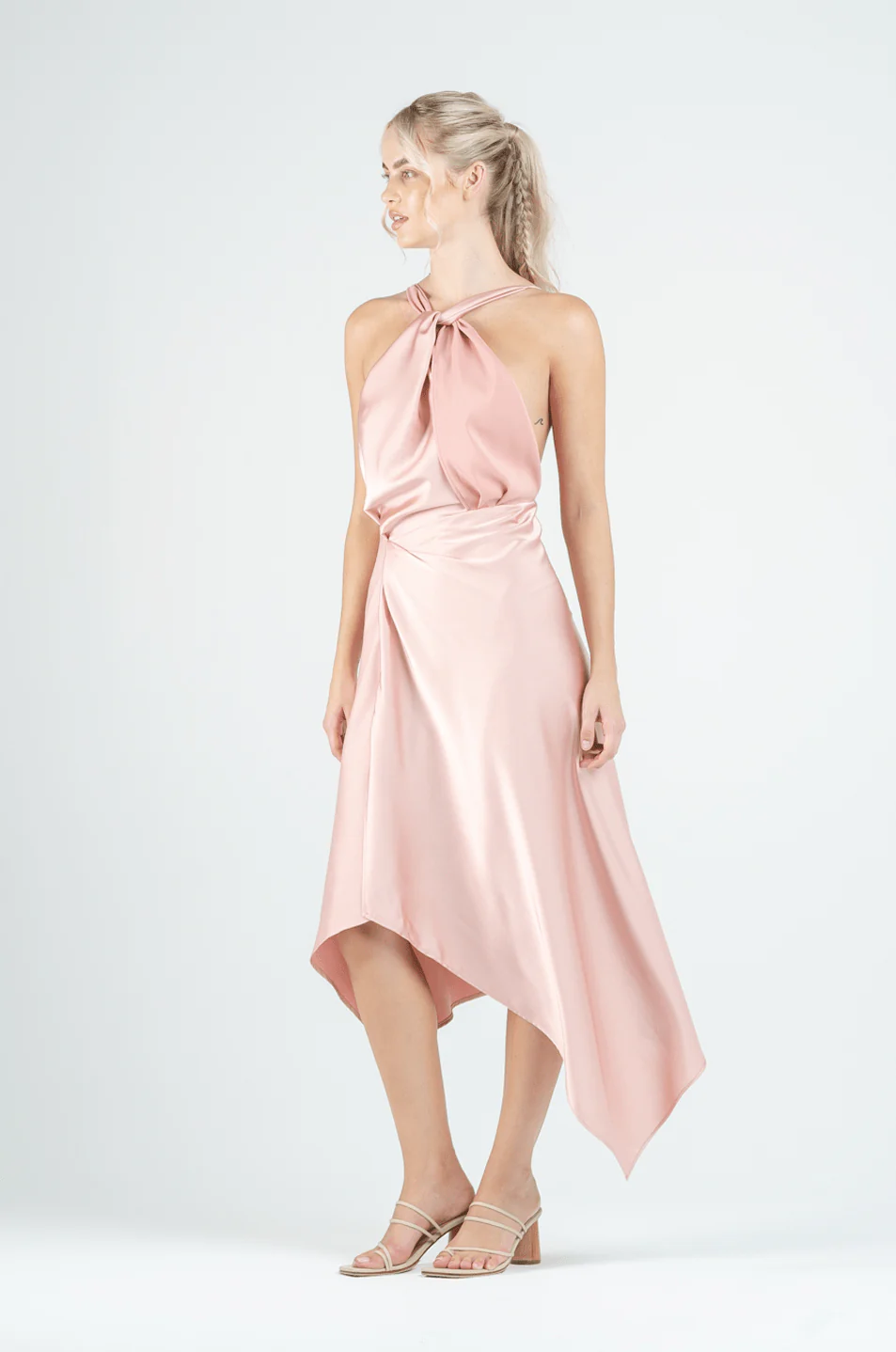 AUDREY DRESS IN NEW DUSTY ROSE - Image 4