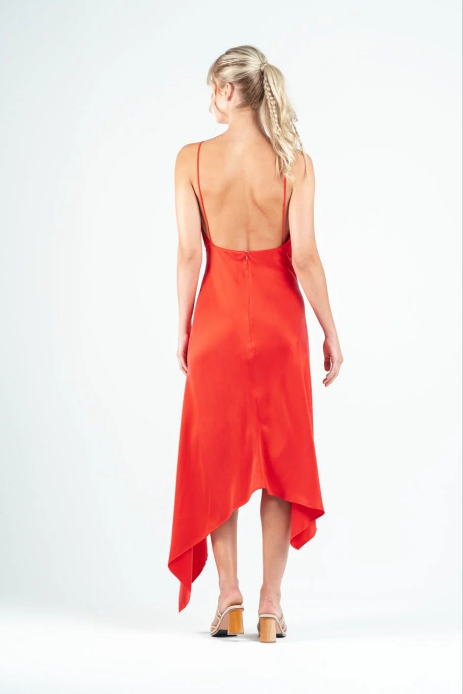 AUDREY DRESS IN ROSSO - Image 2