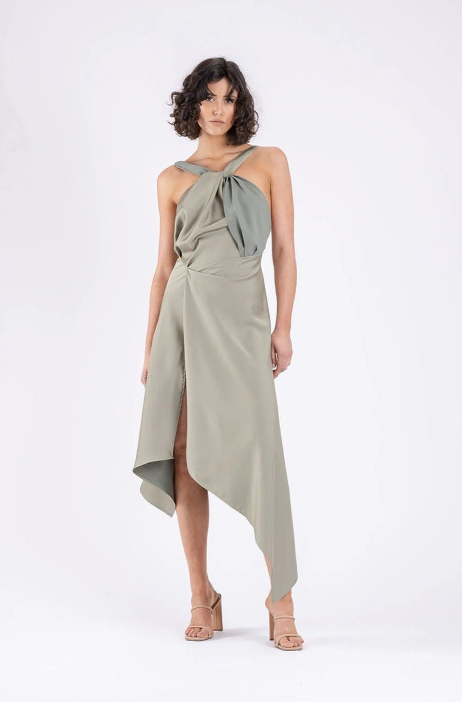 AUDREY DRESS IN SERPENT - Image 2