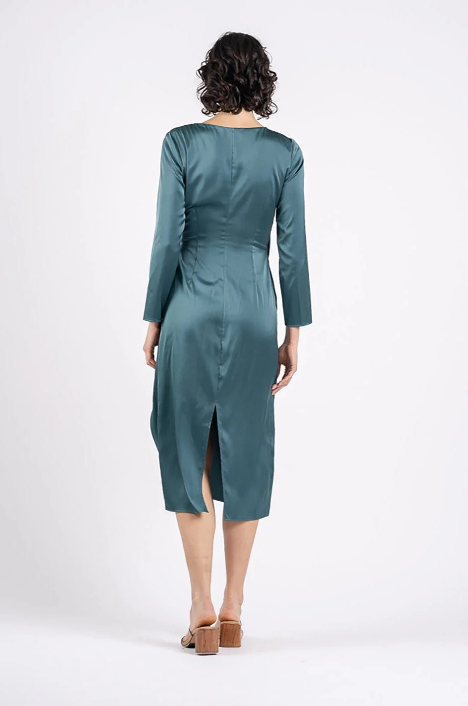 AUGUST DRESS IN PETROL - Image 3