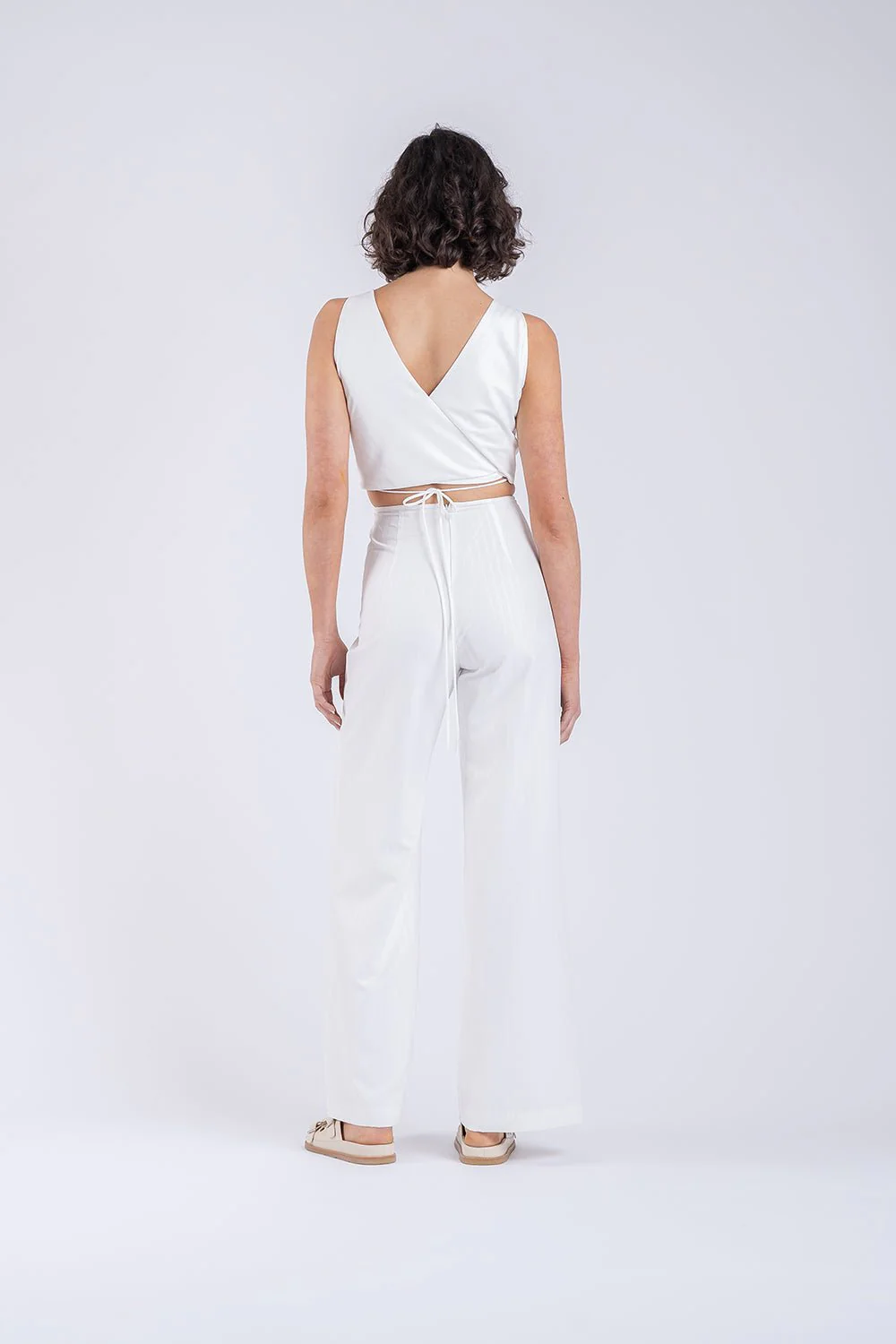 BIJOUX JUMPSUIT IN CHALKY STRIPE - Image 3