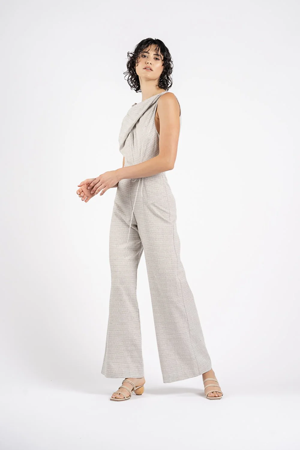 BIJOUX JUMPSUIT IN NATURAL - Image 2