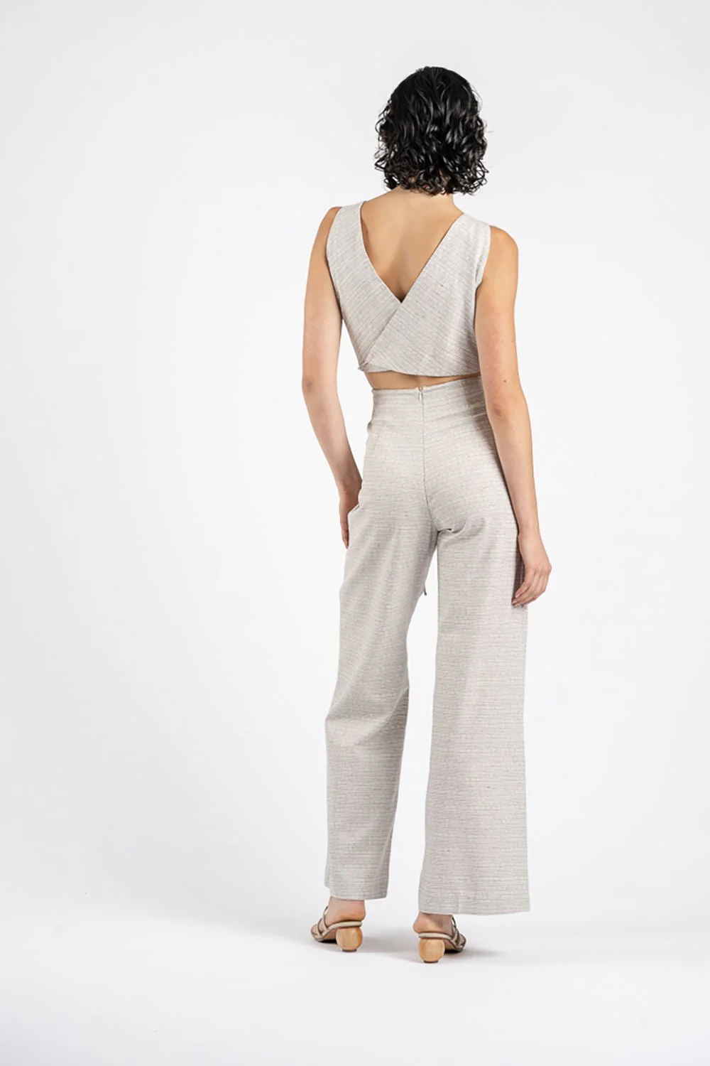BIJOUX JUMPSUIT IN NATURAL - Image 3