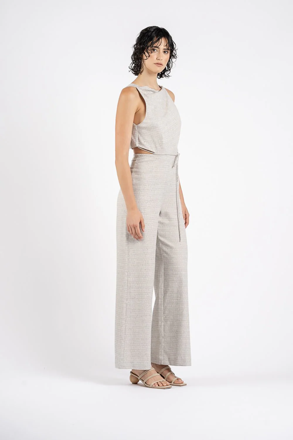 BIJOUX JUMPSUIT IN NATURAL - Image 6