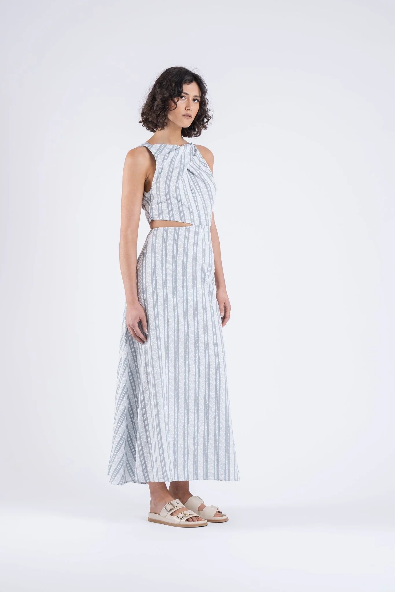 BIJOUX MAXI IN ATLANTIC STRIPE - Image 4