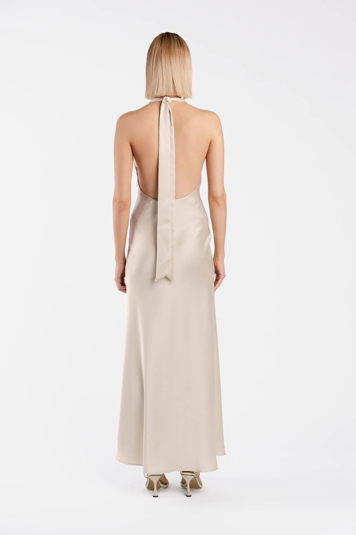 CLOE' DRESS IN OYSTER - Image 2