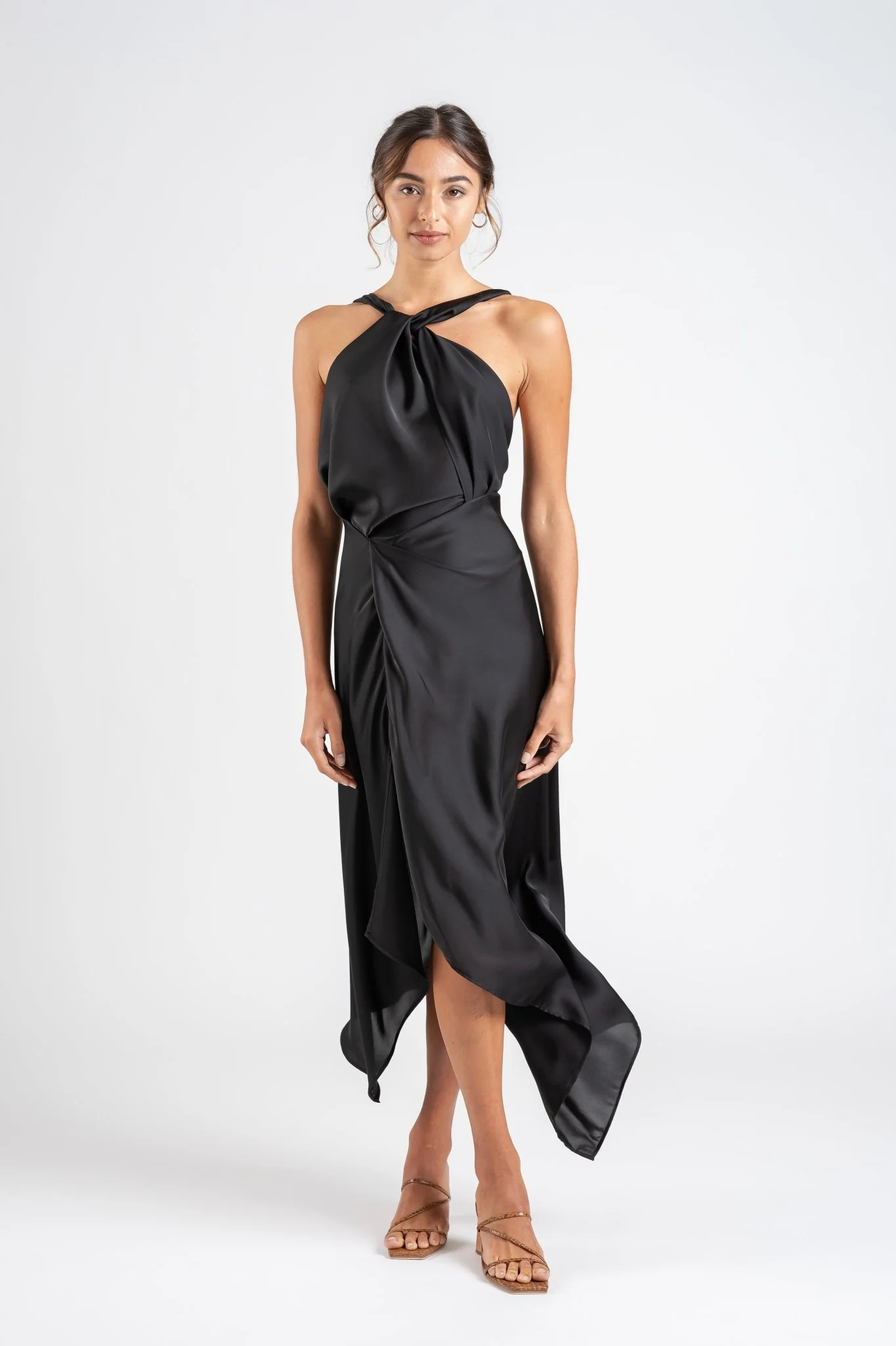 AUDREY DRESS IN BLACK AIR - Image 2