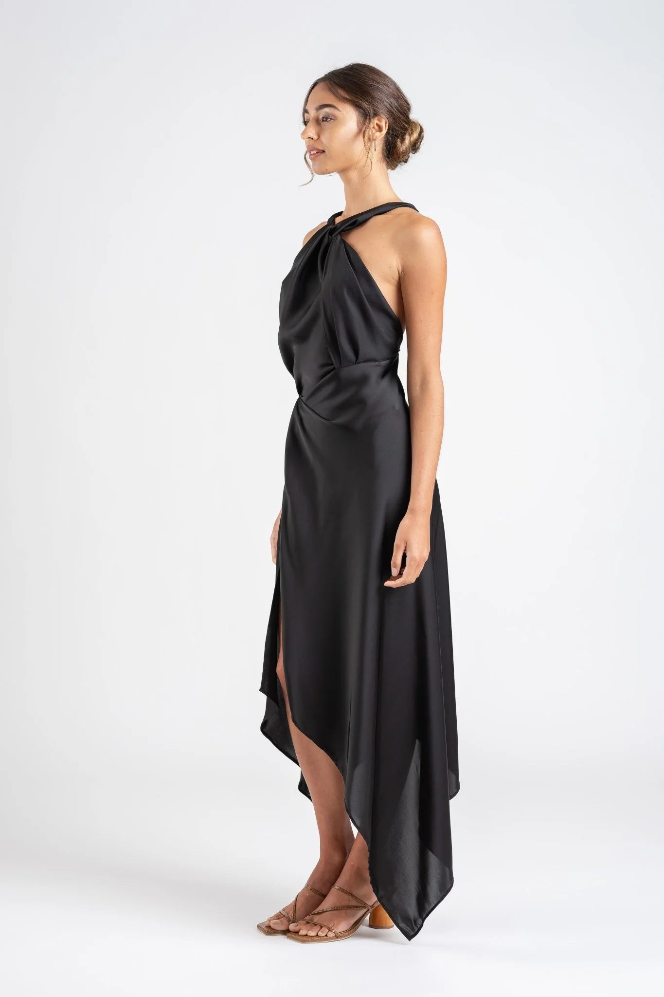 AUDREY DRESS IN BLACK AIR - Image 4