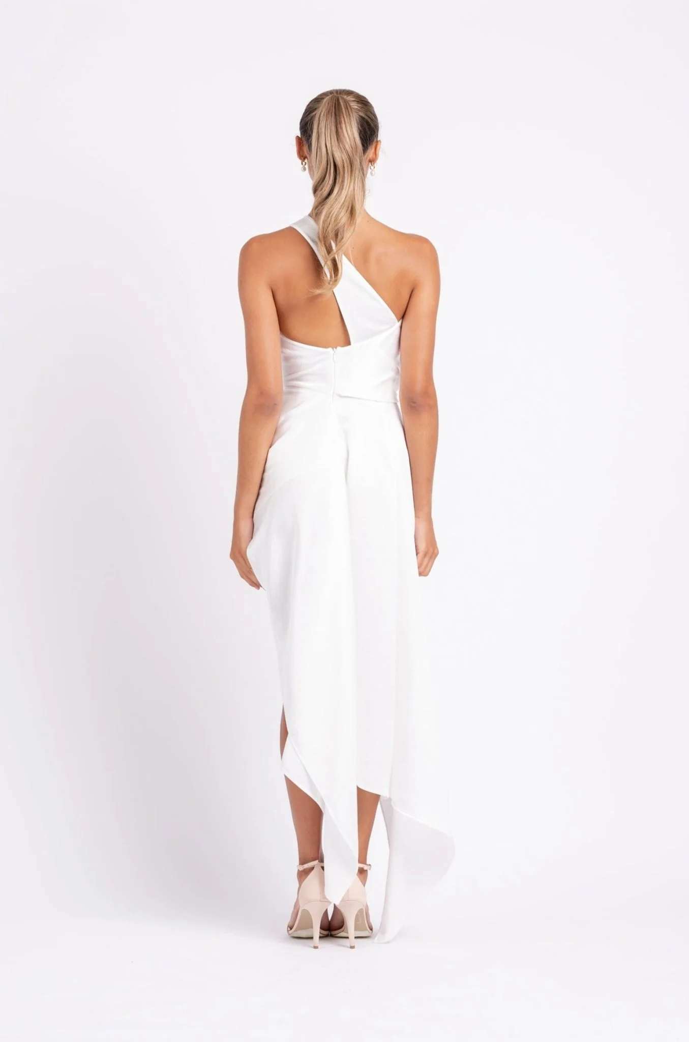 PHILLY DRESS IN WHITE ON WHITE - Image 5