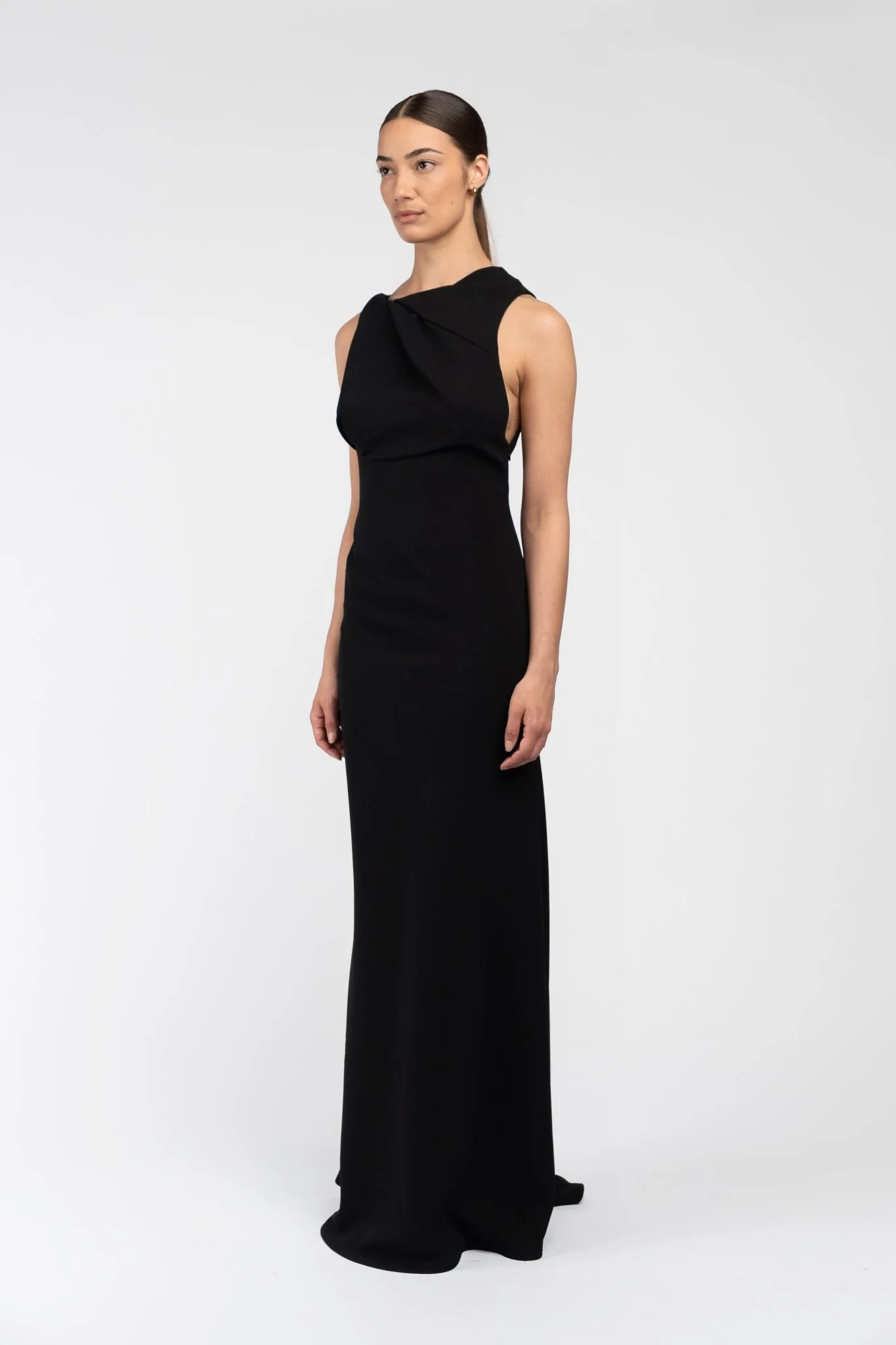 DAKOTA GOWN IN JET BLACK - Image 3