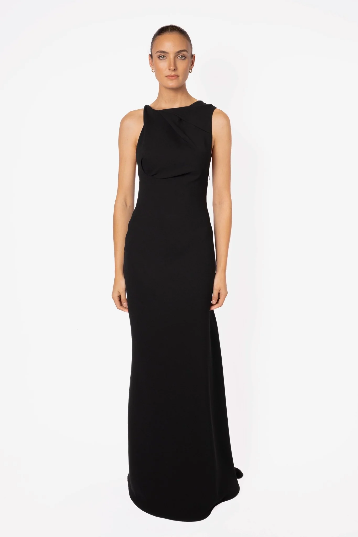DAKOTA GOWN IN JET BLACK - Image 8