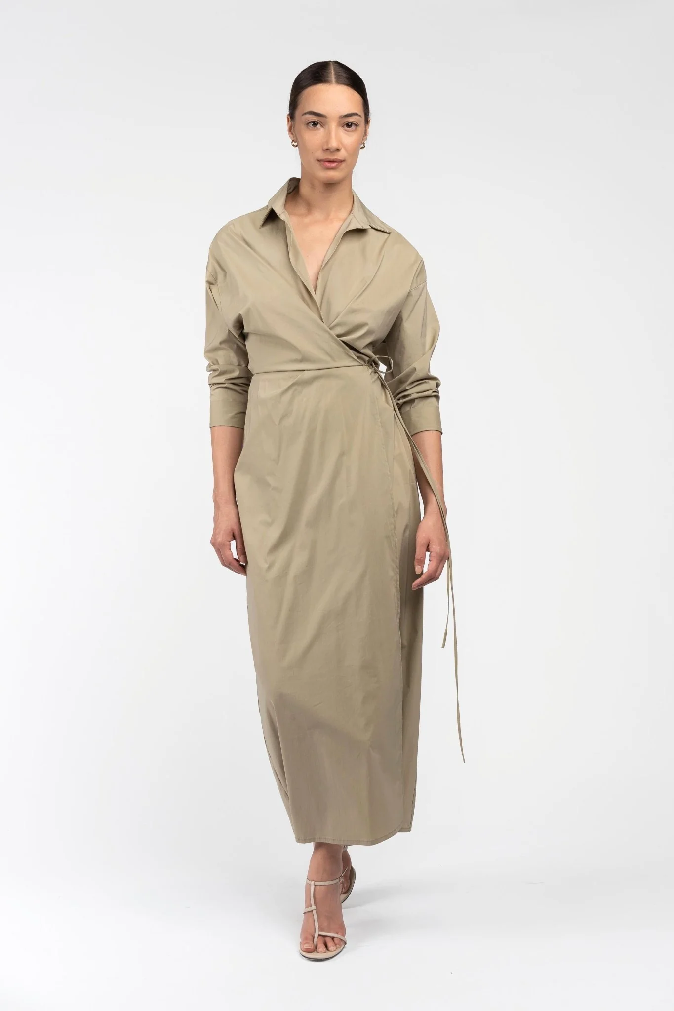 DILMA SHIRT DRESS - TEA - Image 7