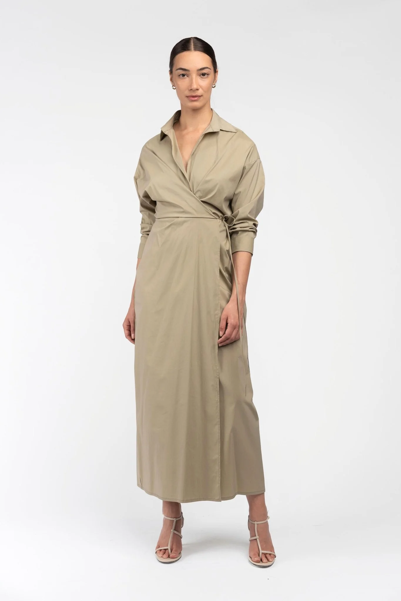 DILMA SHIRT DRESS - TEA - Image 8