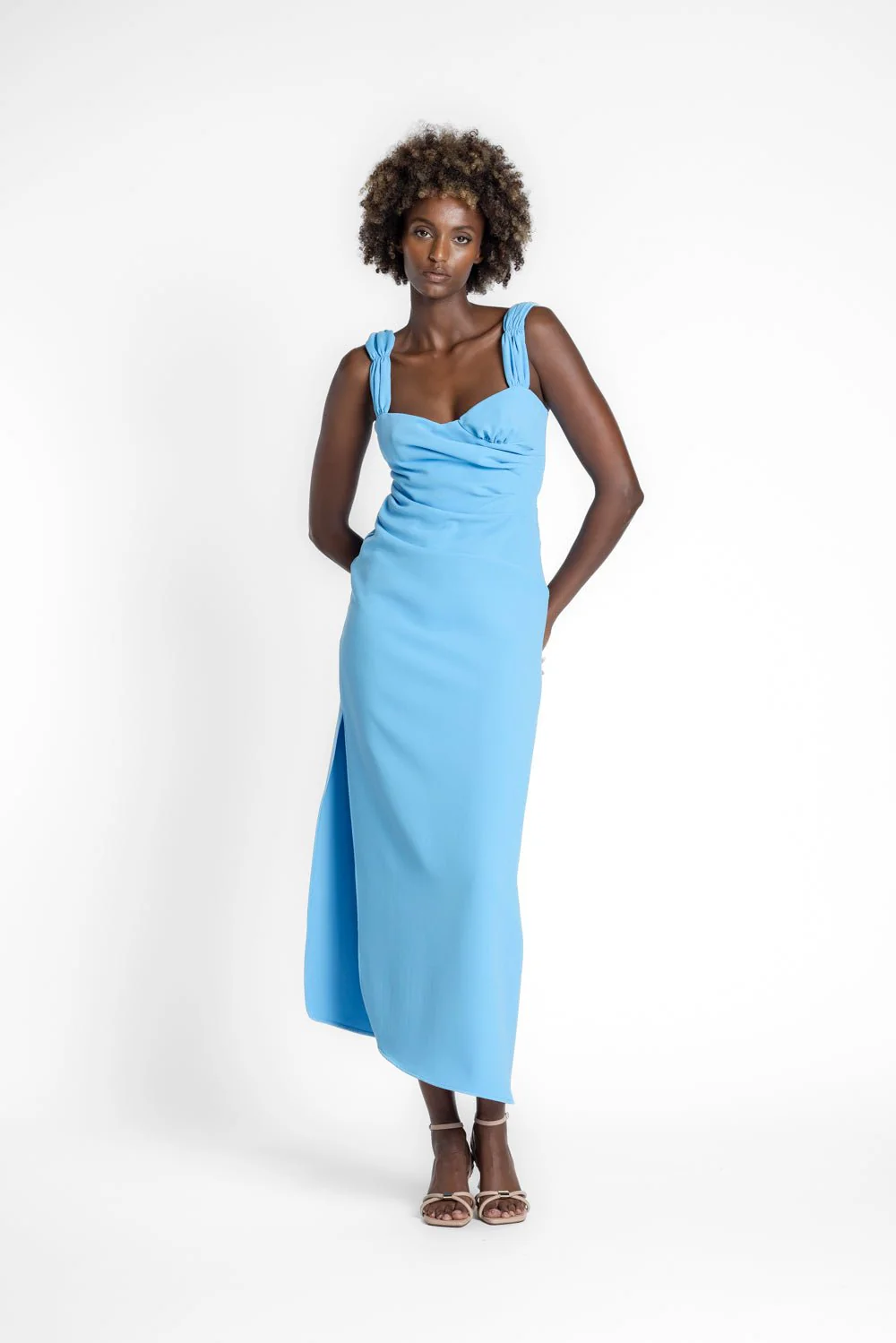 ELLA DRESS - CERULEAN - Image 3
