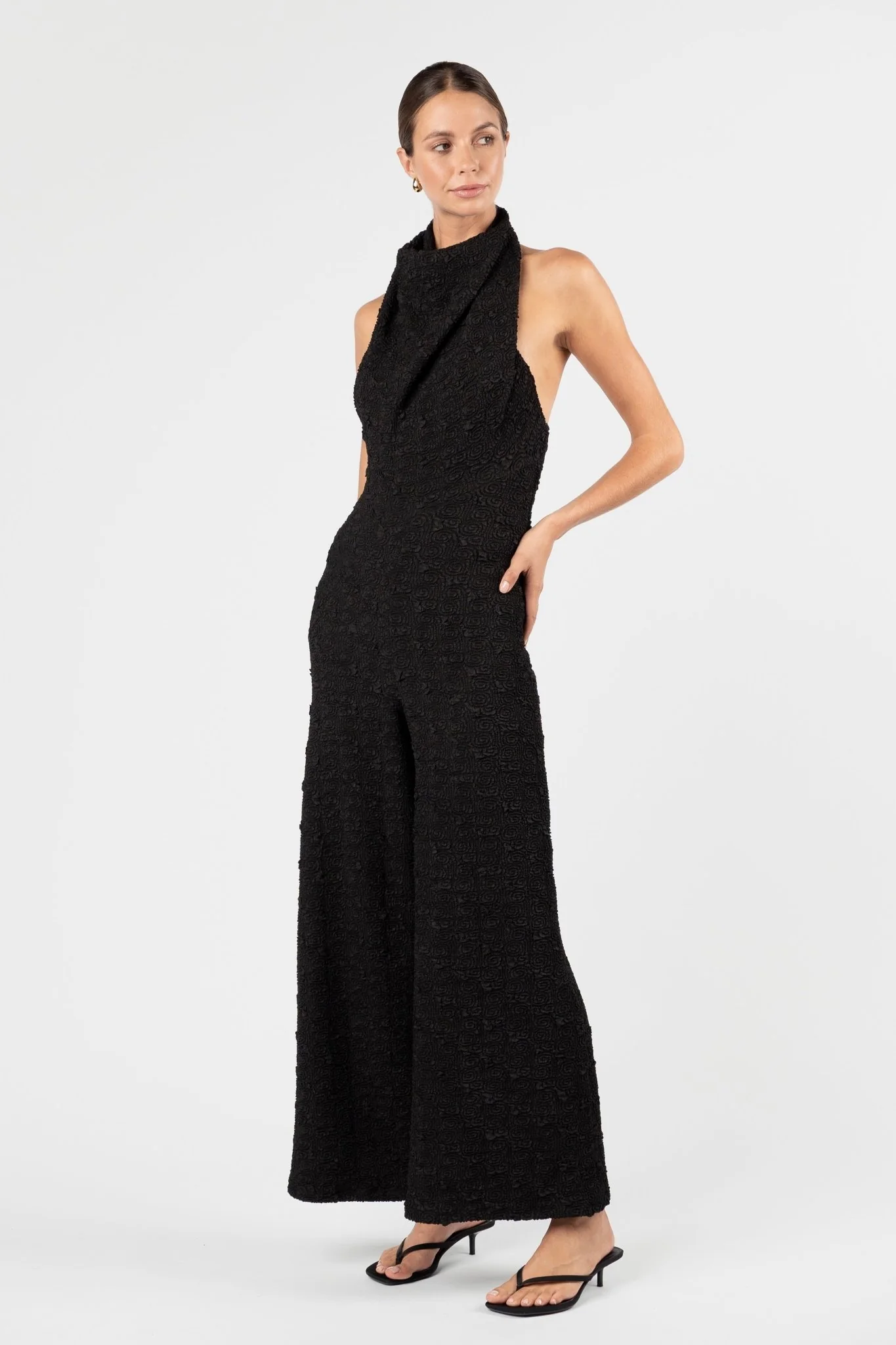 EMMEL JUMPSUIT - CAVIAR ROSE - Image 4