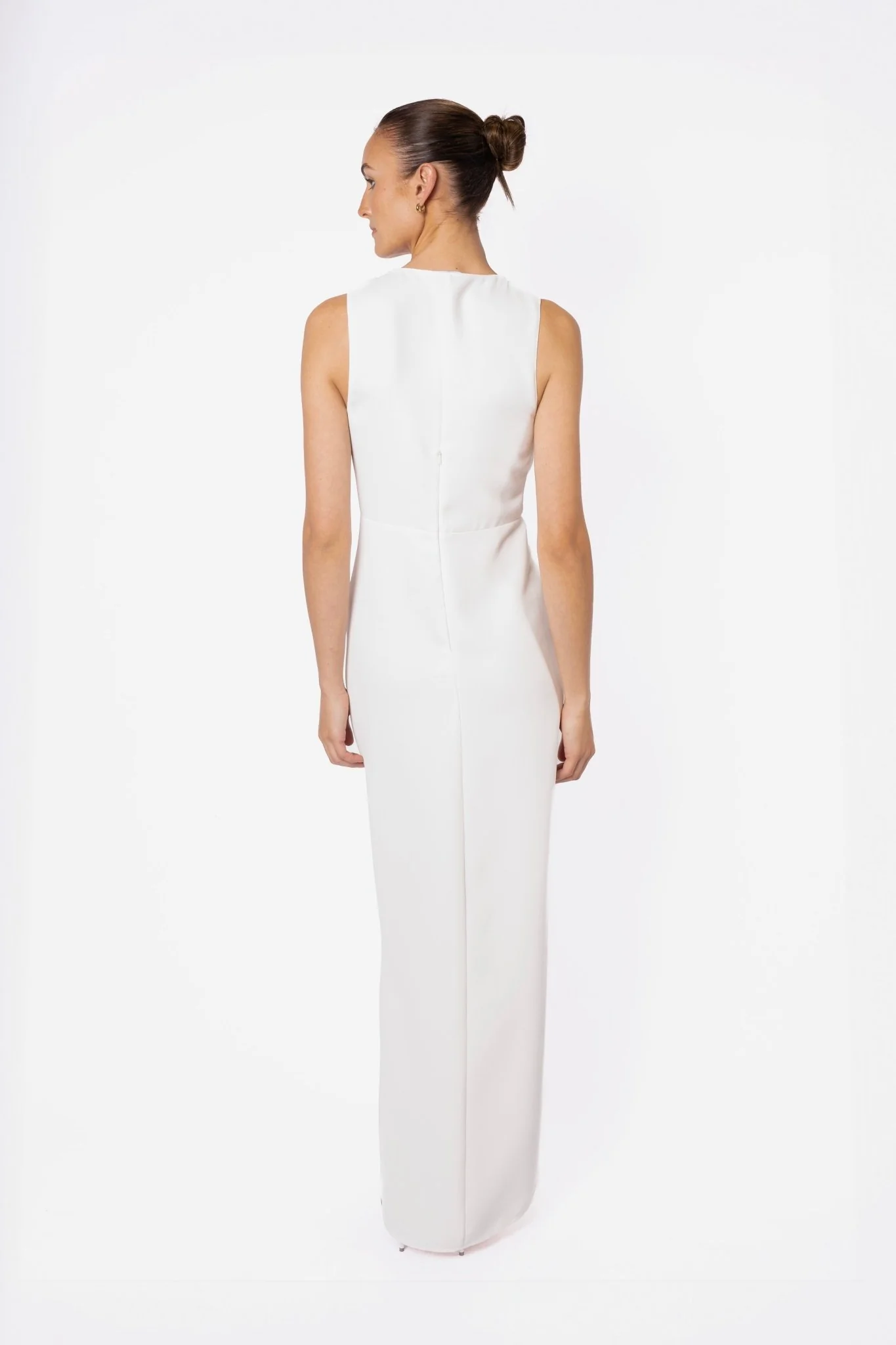 GAIA MAXI V2 IN IVORY CREPE - Image 5