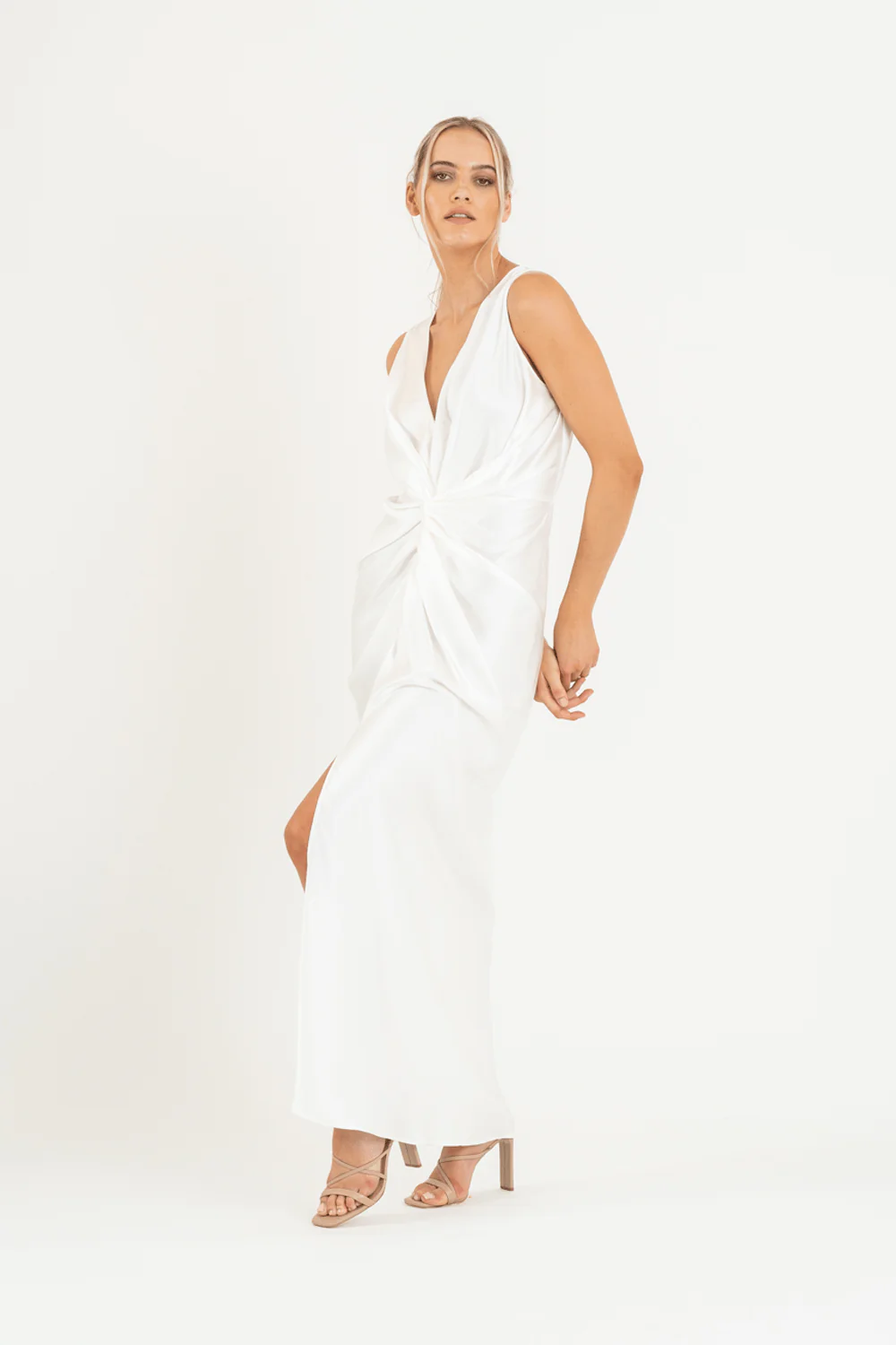 GAIA MAXI IN RUNWAY WHITE MATTE - Image 2