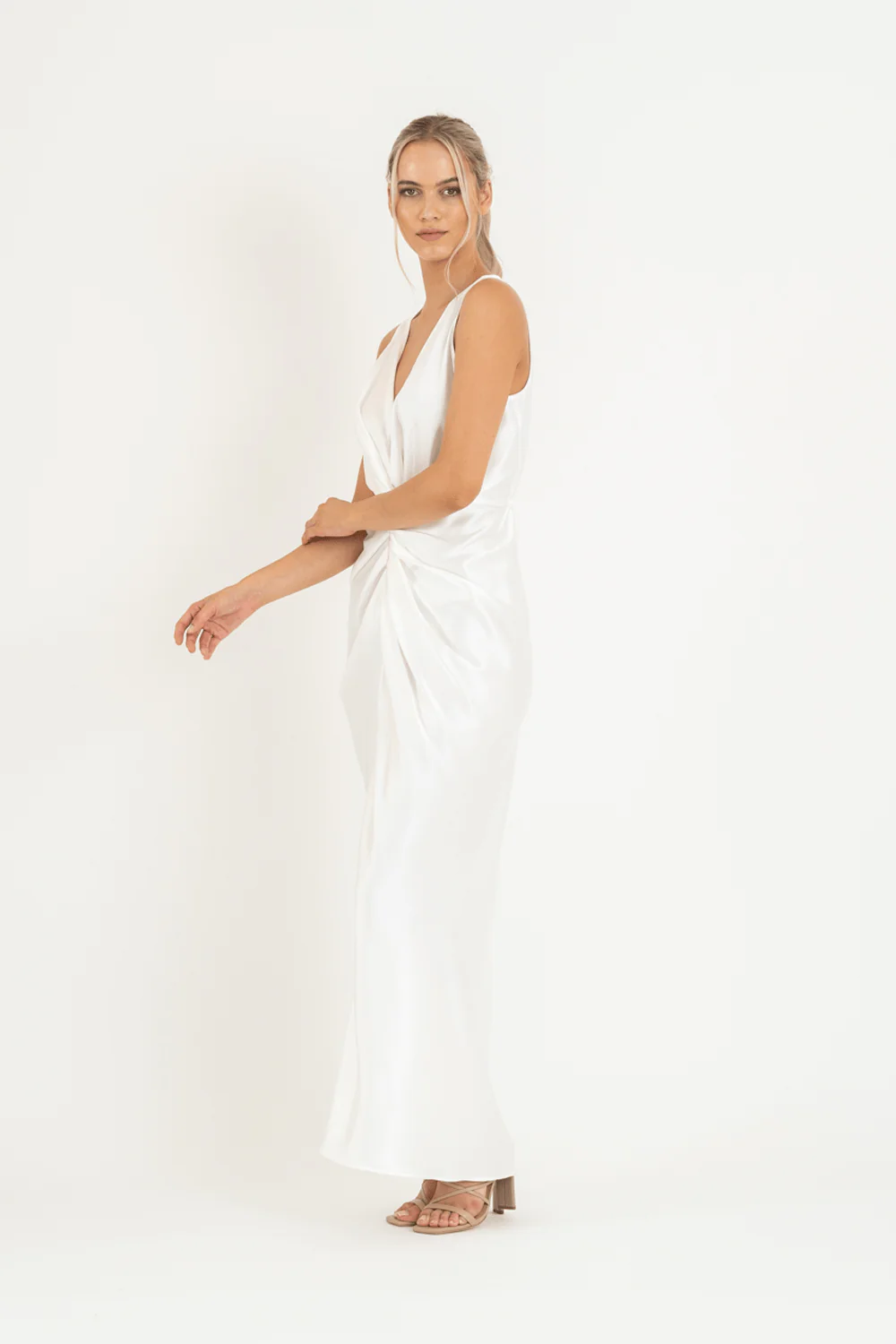 GAIA MAXI IN RUNWAY WHITE MATTE - Image 3