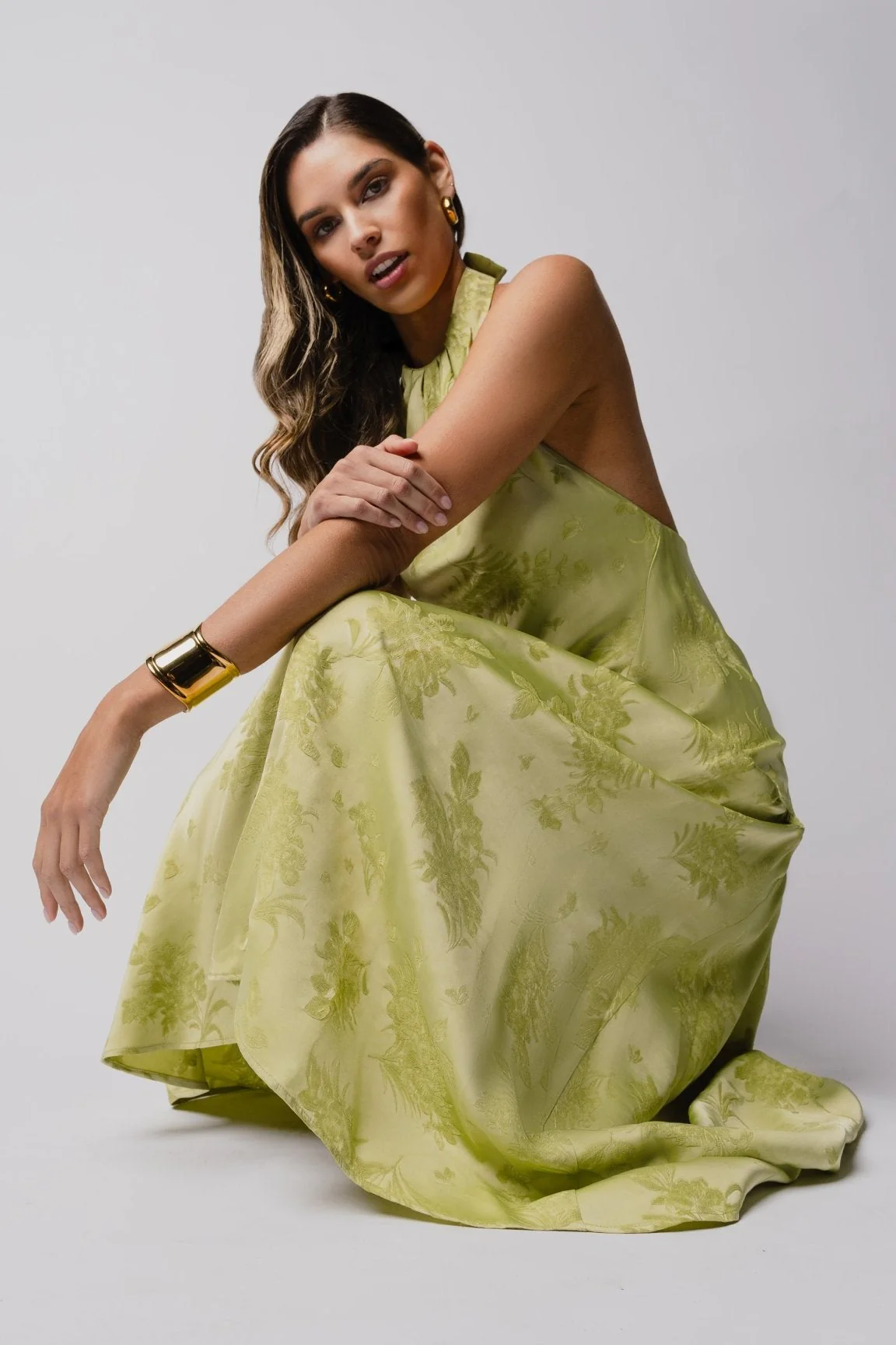 GEMMA DRESS - KIMONO BROCADE - Image 2