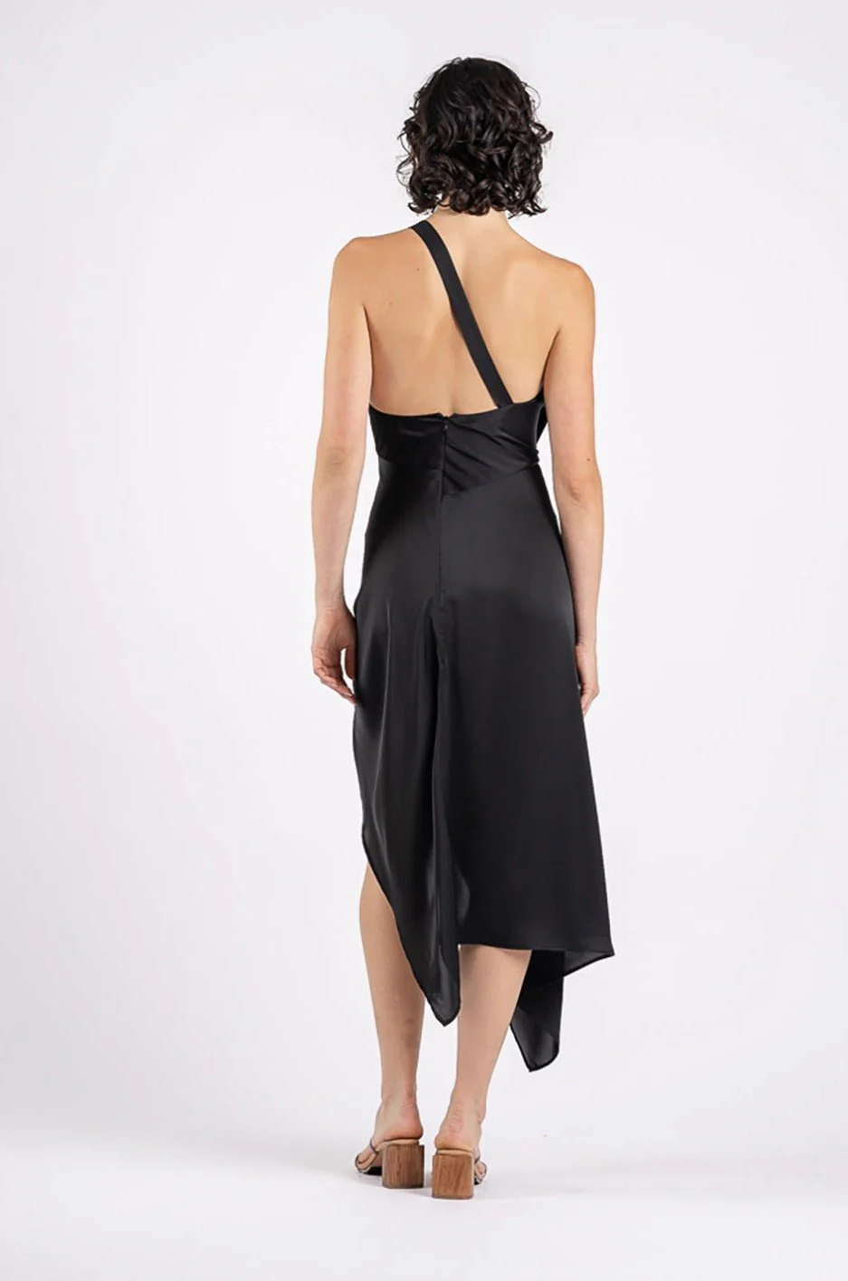 HARLEQUIN DRESS IN BLACK AIR - Image 3