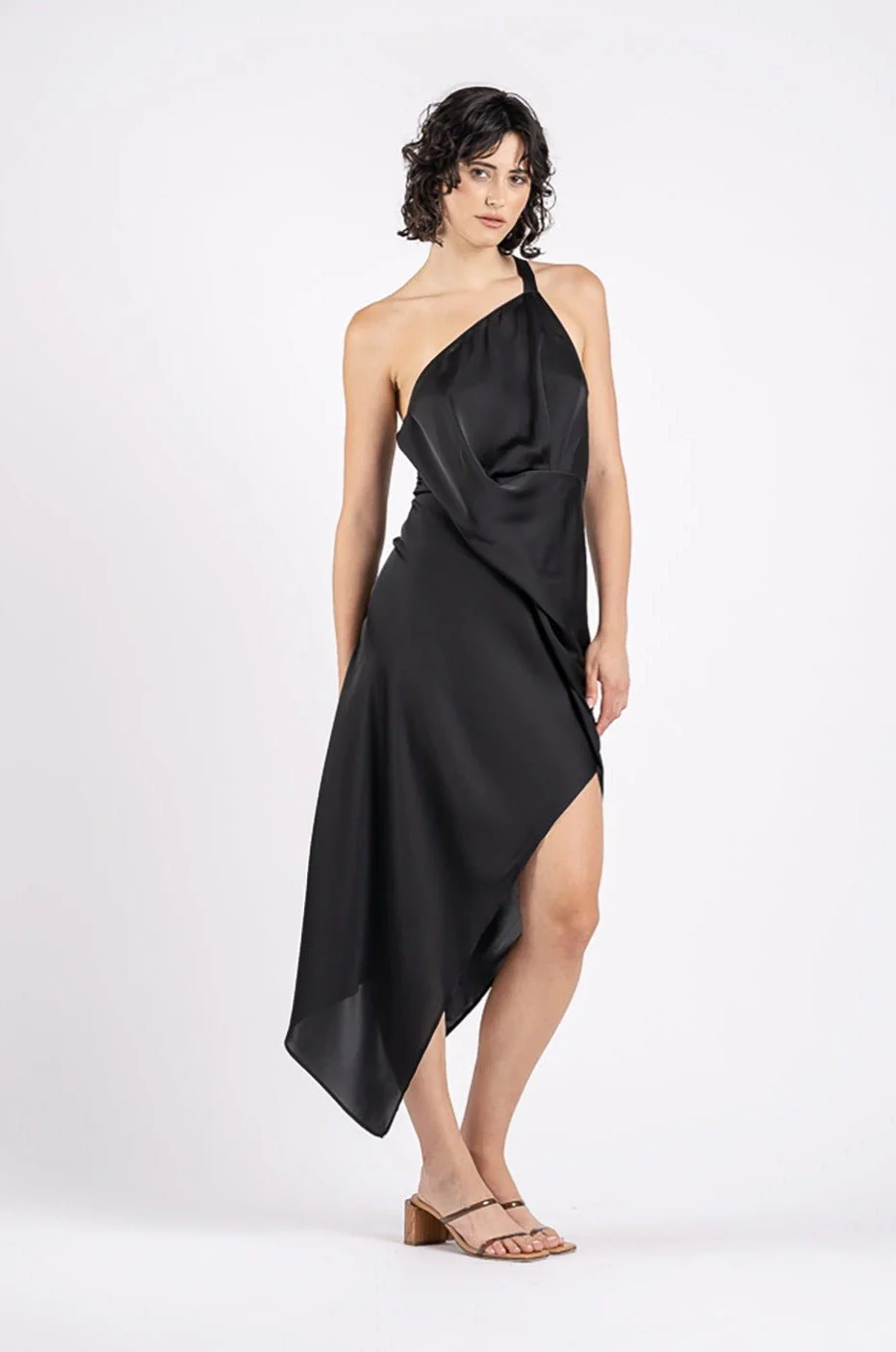 HARLEQUIN DRESS IN BLACK AIR - Image 4