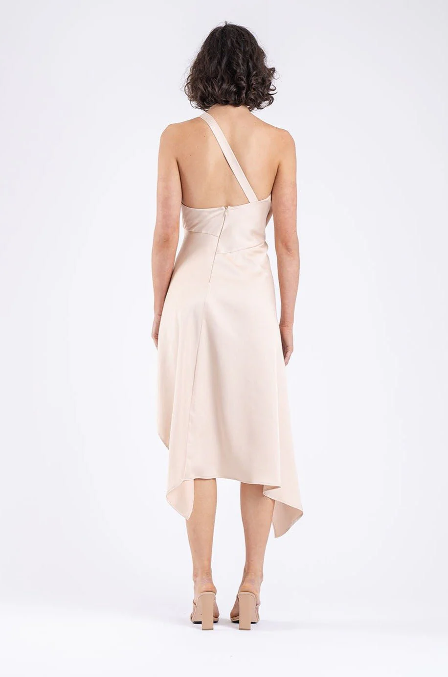 HARLEQUIN DRESS IN MAGNOLIA - Image 3