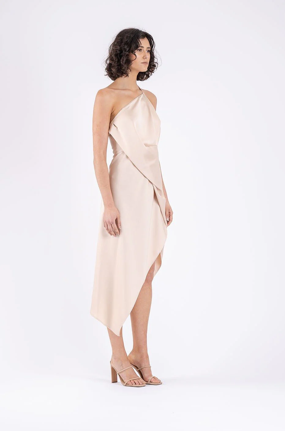 HARLEQUIN DRESS IN MAGNOLIA - Image 4