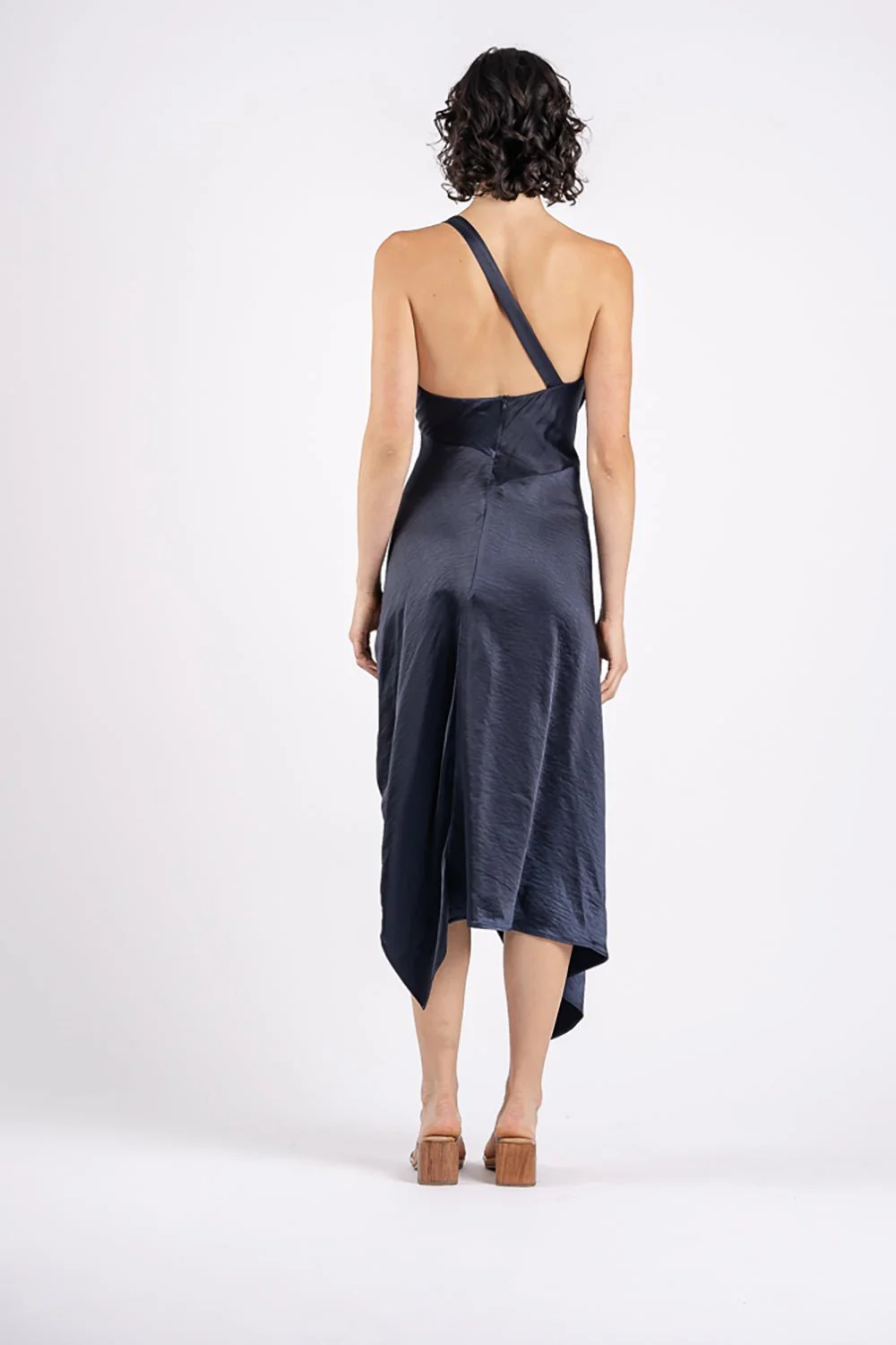 HARLEQUIN DRESS IN NAVY - Image 3