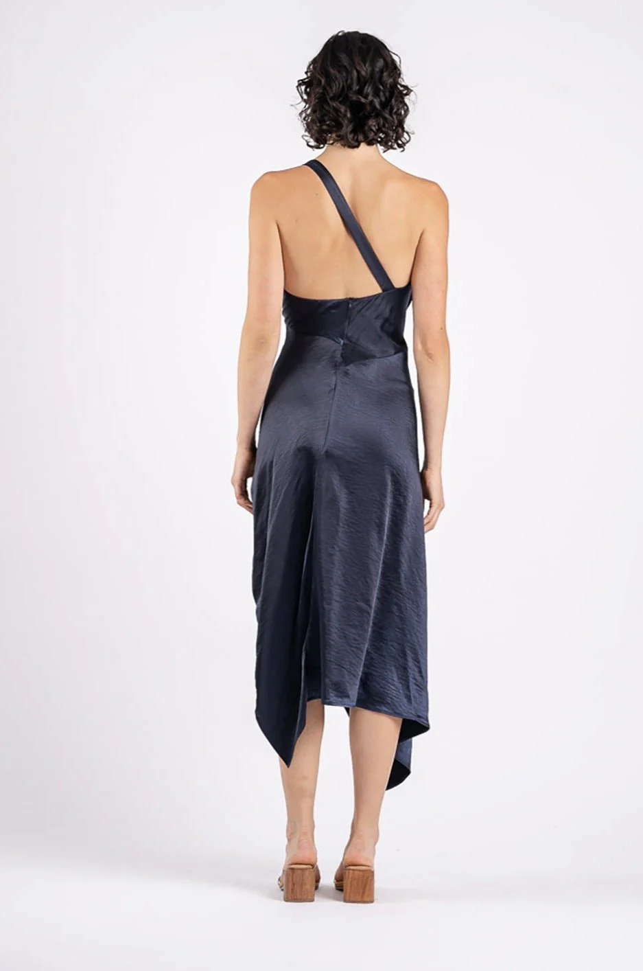 HARLEQUIN DRESS IN NAVY - Image 3
