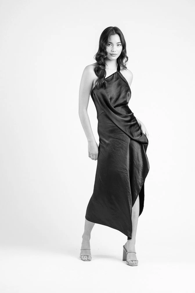 HARLEQUIN DRESS IN SKY BLUE - Image 2