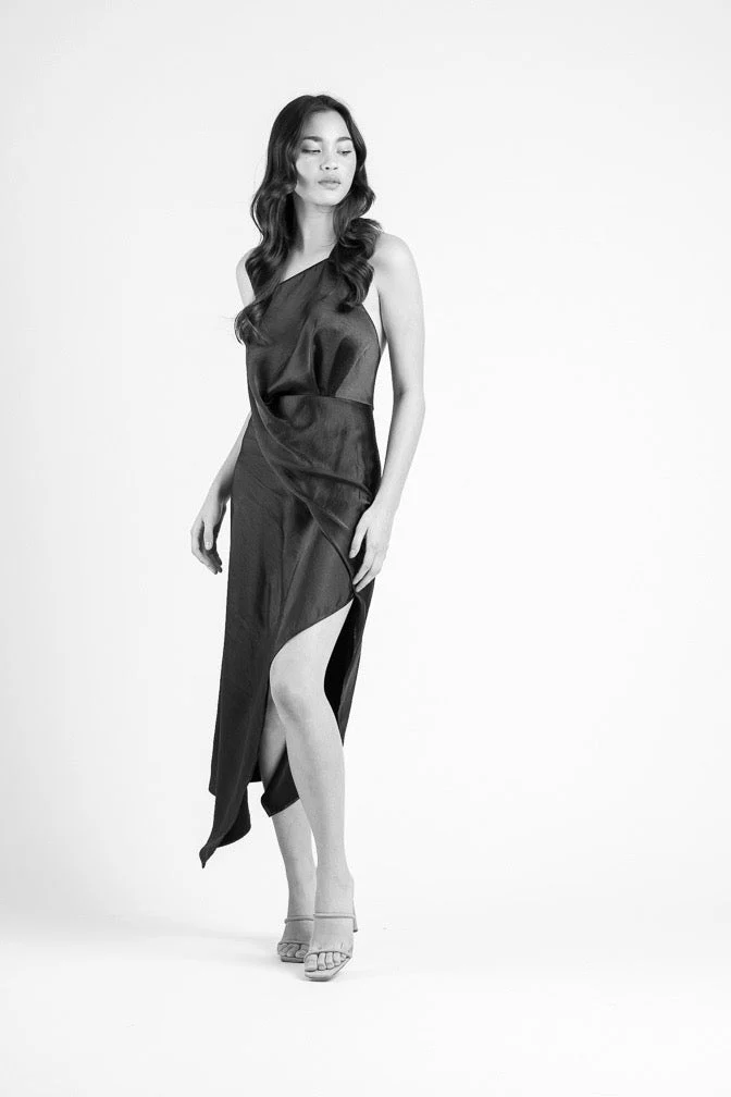 HARLEQUIN DRESS IN SKY BLUE - Image 3